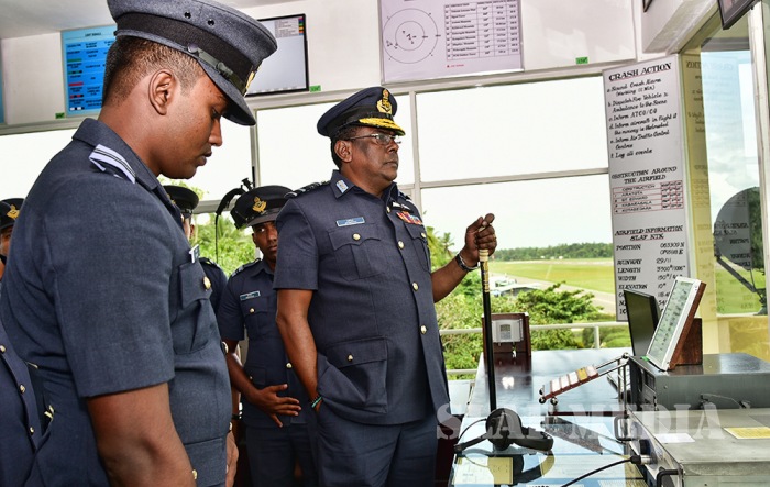 Annual Aoc’s Inspection at SLAF Station Katukurunda