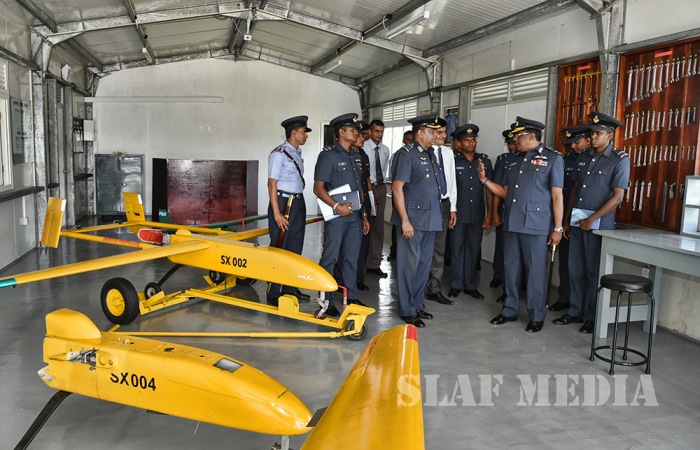 Annual Aoc’s Inspection at SLAF Station Katukurunda