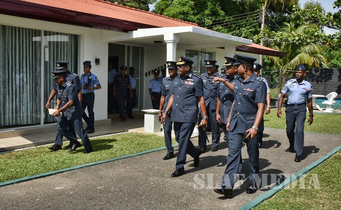 Annual Aoc’s Inspection at SLAF Station Katukurunda
