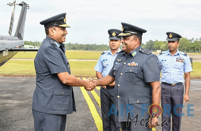 Commander's Inspection of Sri Lanka Air Force Station Katukurunda