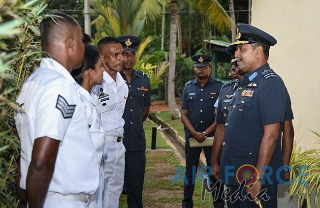 Commander's Inspection of Sri Lanka Air Force Station Katukurunda