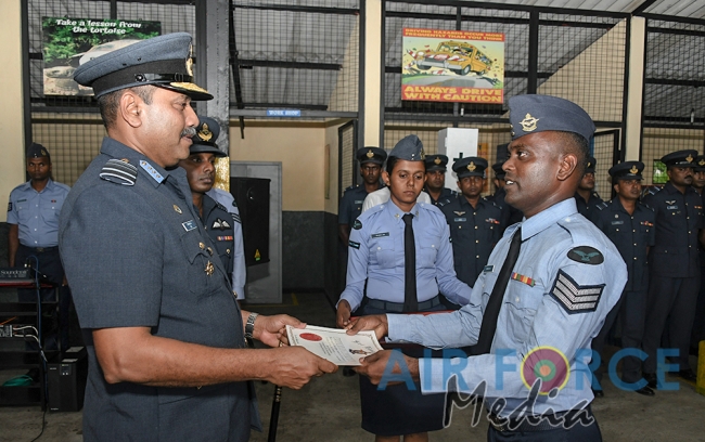 Commander's Inspection of Sri Lanka Air Force Station Katukurunda
