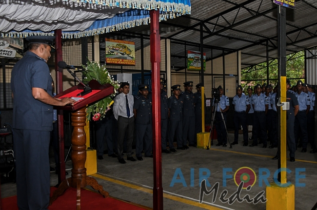 Commander's Inspection of Sri Lanka Air Force Station Katukurunda