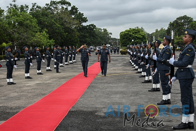 Commander's Inspection of Sri Lanka Air Force Station Katukurunda