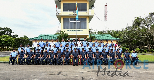 Commander's Inspection of Sri Lanka Air Force Station Katukurunda