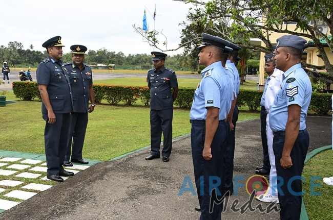 Commander's Inspection of Sri Lanka Air Force Station Katukurunda