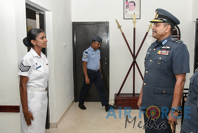Commander's Inspection of Sri Lanka Air Force Station Katukurunda