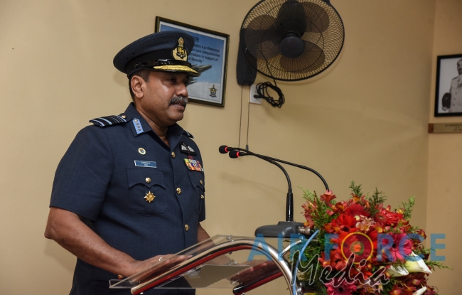 Commander's Inspection of SLAF Station Mirigama