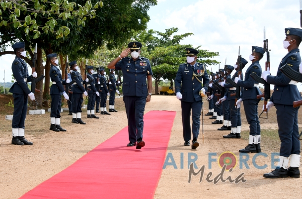 Commander's Inspection of SLAF Station Morawewa for the Year 2020