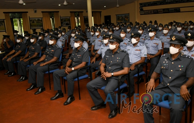 Commander's Inspection of SLAF Station Morawewa for the Year 2020