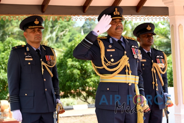 Commander's Inspection of SLAF Station Morawewa for the Year 2020
