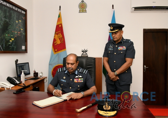 Commander's Inspection of SLAF Station Morawewa for the Year 2020