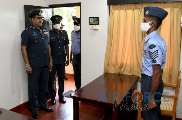 Commander's Inspection of SLAF Station Morawewa for the Year 2020