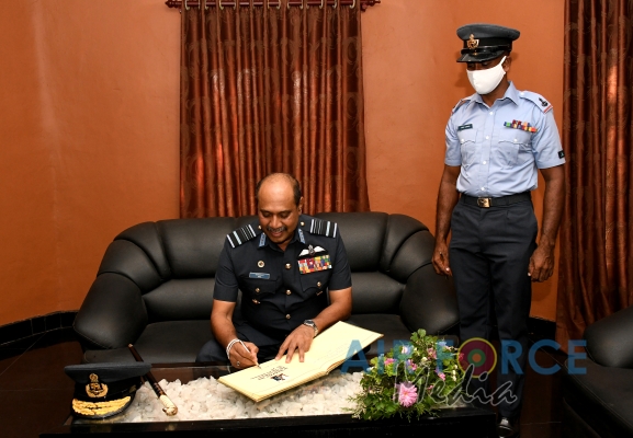 Commander's Inspection of SLAF Station Morawewa for the Year 2020