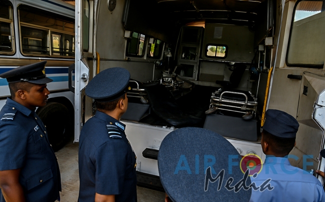 Commander’s Inspection of SLAF Station Morawewa