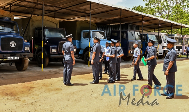 Commander’s Inspection of SLAF Station Morawewa
