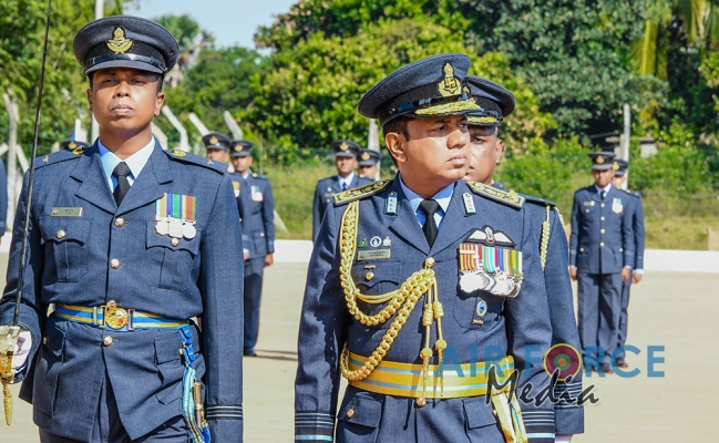 COMMANDER’S
INSPECTION OF SLAF STATION MULLAITIVU