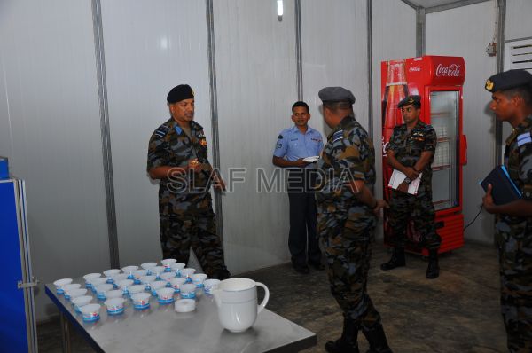 1st
Annual AOC's Inspection at Slaf Station Mullaittivu