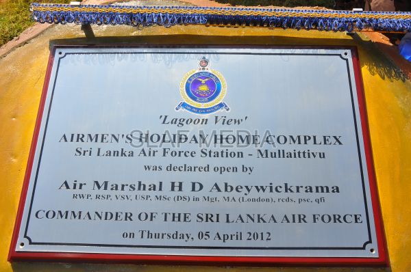 1st
Annual AOC's Inspection at Slaf Station Mullaittivu