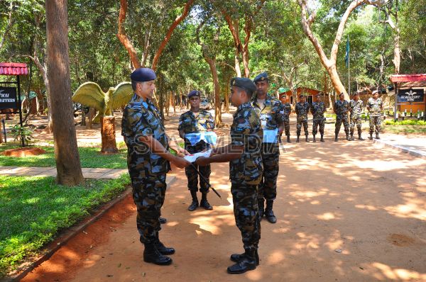 1st
Annual AOC's Inspection at Slaf Station Mullaittivu