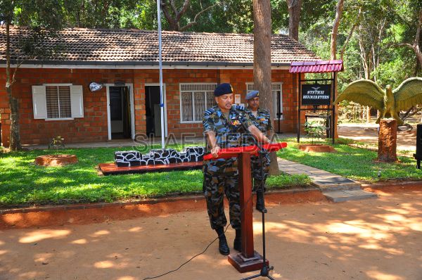 1st
Annual AOC's Inspection at Slaf Station Mullaittivu