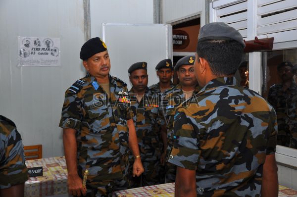 1st
Annual AOC's Inspection at Slaf Station Mullaittivu