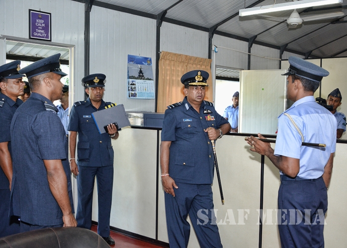 Annual Commander's Inspection at SlAF Station Mullaittivu