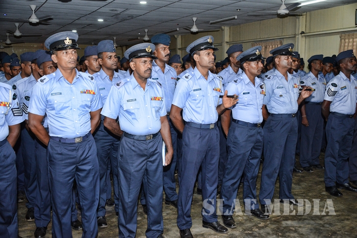 Annual Commander's Inspection at SlAF Station Mullaittivu