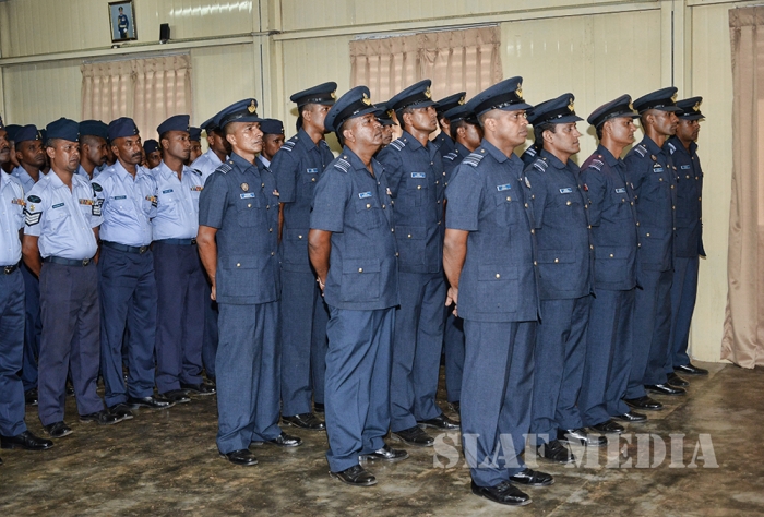 Annual Commander's Inspection at SlAF Station Mullaittivu