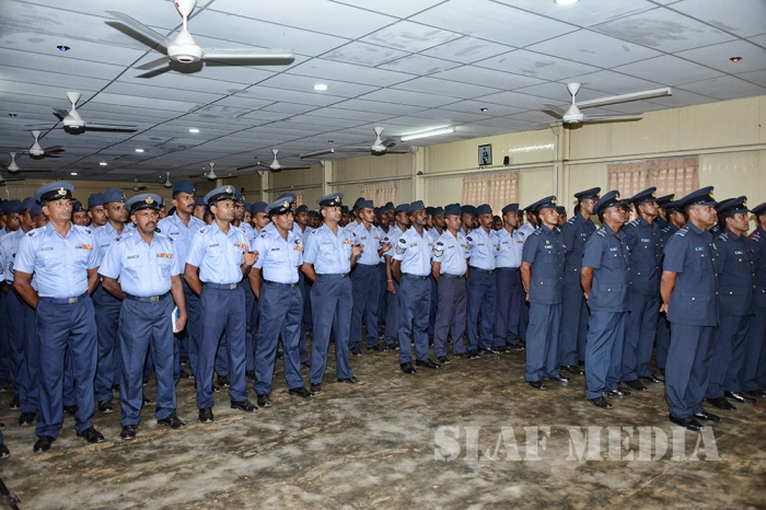 Annual Commander's Inspection at SlAF Station Mullaittivu