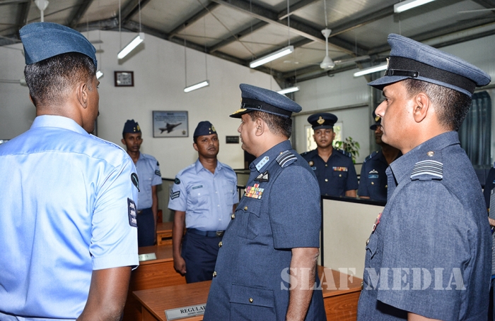 Annual Commander's Inspection at SlAF Station Mullaittivu