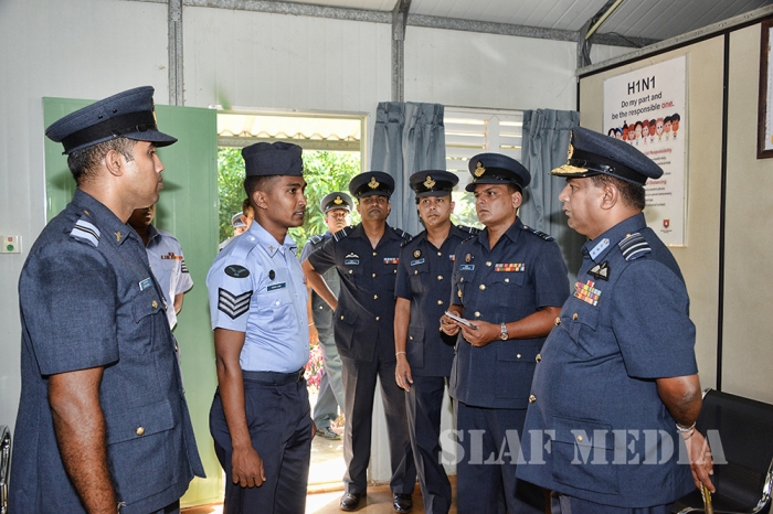 Annual Commander's Inspection at SlAF Station Mullaittivu