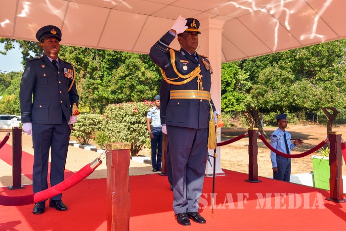 Annual Commander's Inspection of SLAF Station Mullaitivu