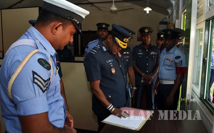 Annual Commander's Inspection of SLAF Station Mullaitivu