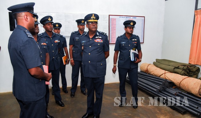 Annual Commander's Inspection of SLAF Station Mullaitivu
