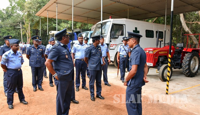 Annual Commander's Inspection of SLAF Station Mullaitivu