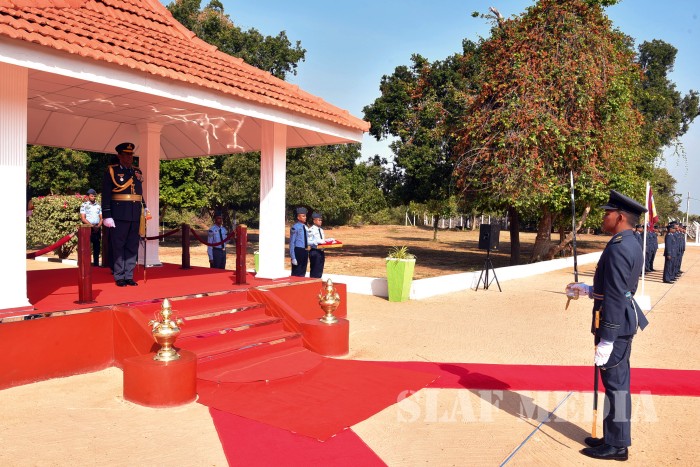 Annual Commander's Inspection of SLAF Station Mullaitivu