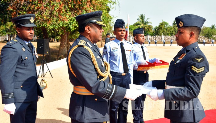 Annual Commander's Inspection of SLAF Station Mullaitivu