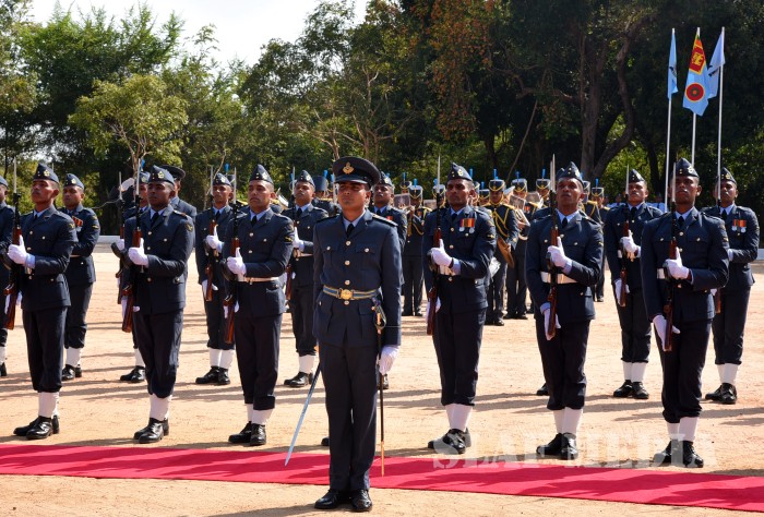 Annual Commander's Inspection of SLAF Station Mullaitivu
