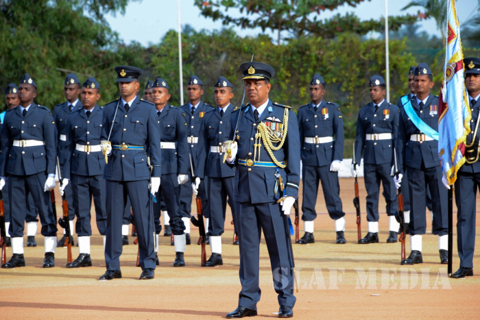 Annual Commander's Inspection at SLAF Base Ratmalana 2016