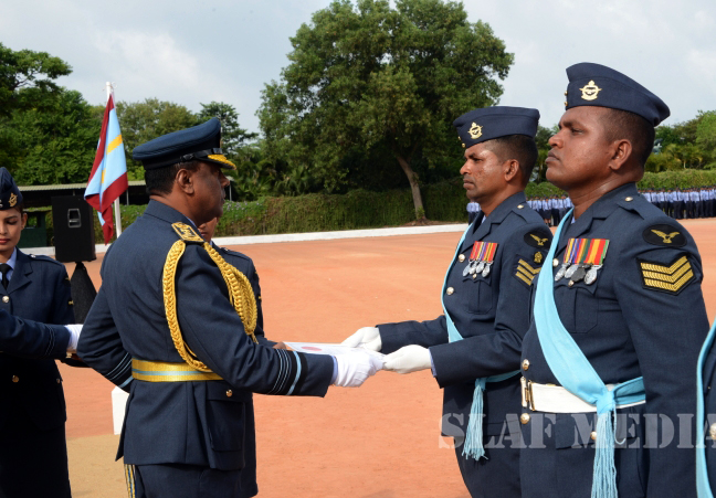 Annual Commander's Inspection at SLAF Base Ratmalana 2016