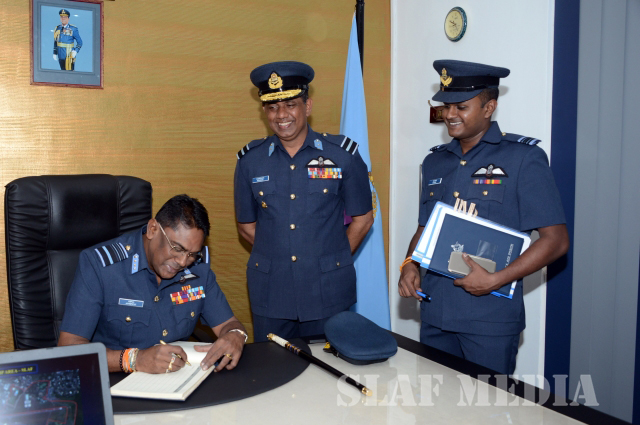 Annual Commander's Inspection at SLAF Base Ratmalana 2016