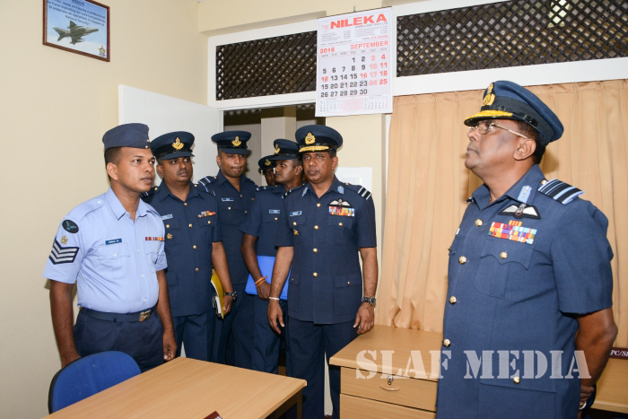 Annual Commander's Inspection at SLAF Base Ratmalana 2016