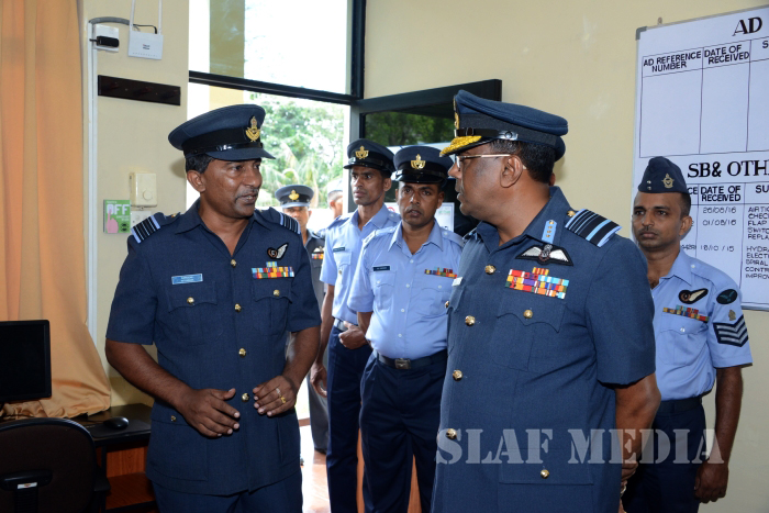 Annual Commander's Inspection at SLAF Base Ratmalana 2016