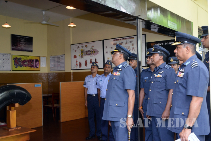 Annual Commander's Inspection at SLAF Base Ratmalana 2016