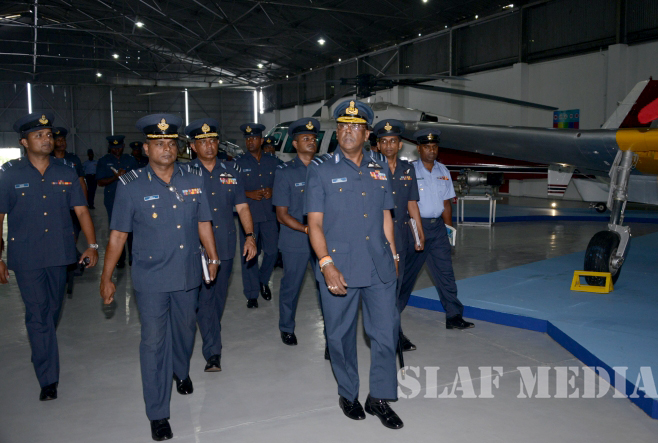 Annual Commander's Inspection at SLAF Base Ratmalana 2016