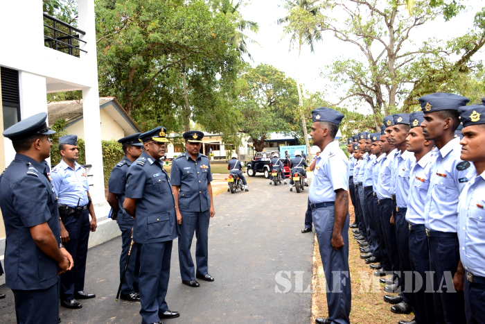 Annual Commander's Inspection at SLAF Base Ratmalana 2016