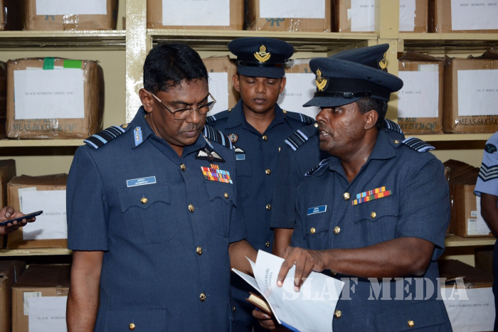 Annual Commander's Inspection at SLAF Base Ratmalana 2016