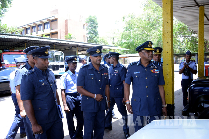 Annual Commander's Inspection at SLAF Base Ratmalana 2016
