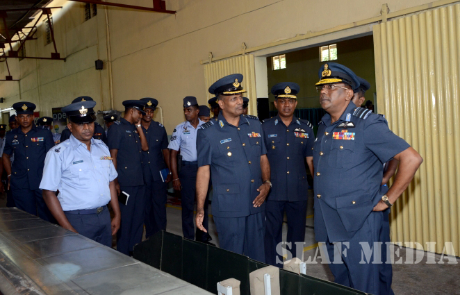 Annual Commander's Inspection at SLAF Base Ratmalana 2016